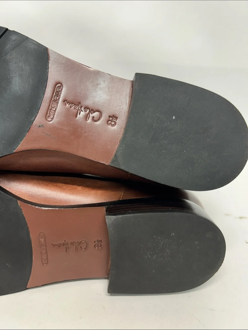 Women’s Brown Leather Chelsea Boots - Classic Pull-On Cole Haan 8.5 Nike air